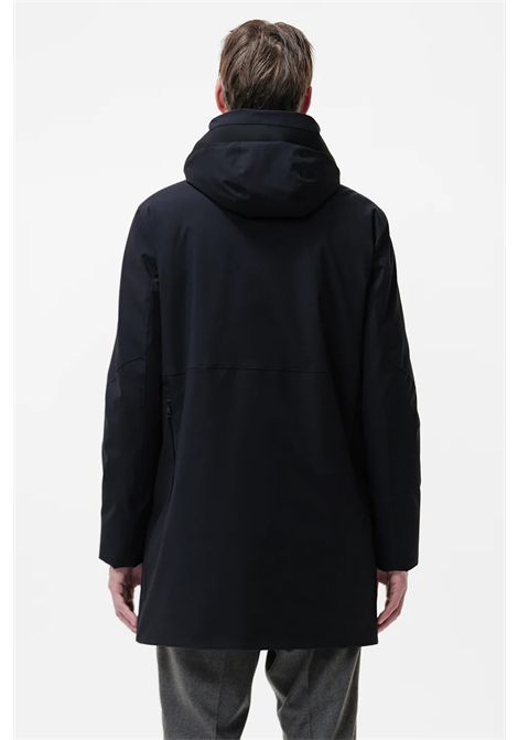 DUNO Parka Lungo Planet Uomo Navy Bi-Stretch Impermeabile DUNO | Parka | PLANET TORANO 3L800